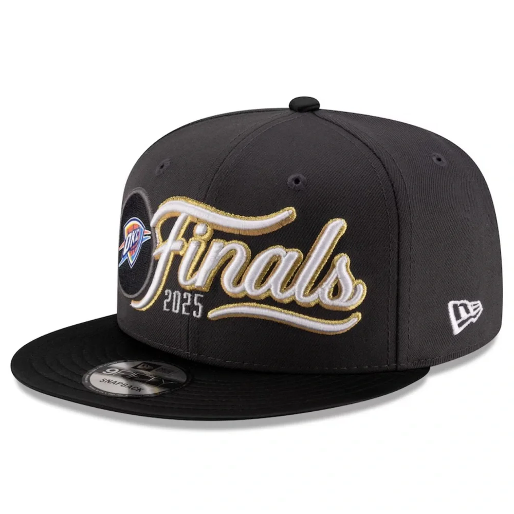 Oklahoma City Thunder New Era 2025 Western Champions 9FIFTY Snapback Hat